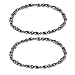 Produktbild SUPVOX Magnetisches Armband, gesunde Pflege, Gewichtsverlust, magnetisches Fußkettchen, Armband, Schwarz, Arthritis-Armband für Damen und Herren