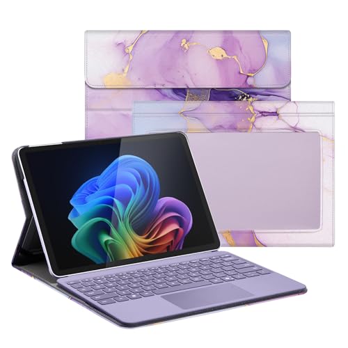 CoBak Case for Microsoft Surface Pro 12 (2025) Premium Business Cover with Multi-Angle Stand Embedded Stylus Holder Keyboard Support & Built-in Organizer Tailored for Professionals