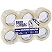 Aviditi Tape Logic 2 Inch x 110 Yard 2.2 Mil Clear, Heavy Duty Hot Melt Packing Tape, 6 Pack, Perfect for Packing, Shipping, Moving, Home and Office