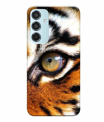 Image of Printed Hard Back Case Cover & Compatible for Samsung Galaxy M35 5G | Samsung M35 5G | Tiger Eyes (Multicolor) - D1185