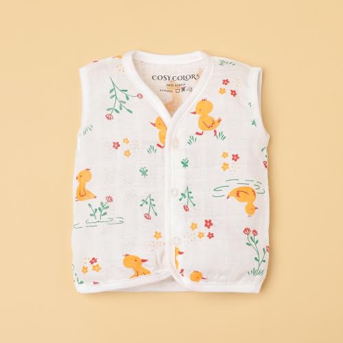 Image of Pure Muslin Baby Jhabla, Soft and Comfortable, Newborn