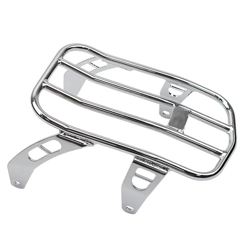 Porte-Bagages Moto Indian Scout Bobber Support en Acier de Qualité Argent