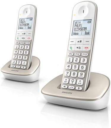 PHILIPS TELÉFONO INALÁMBRICO XL4902S/34/ PACK DUO/PLATA