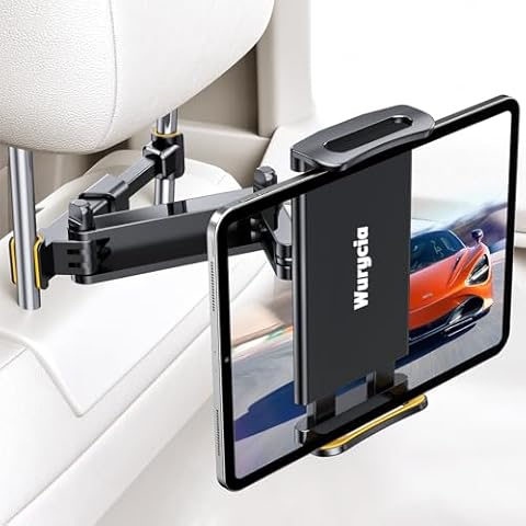 Wurycia Car Headrest Tablet Mount for Kids Cover