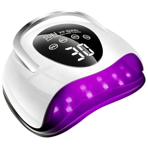 LadyMisty 268W UV LED Nail Lamp, 2026 Upgrade UV...