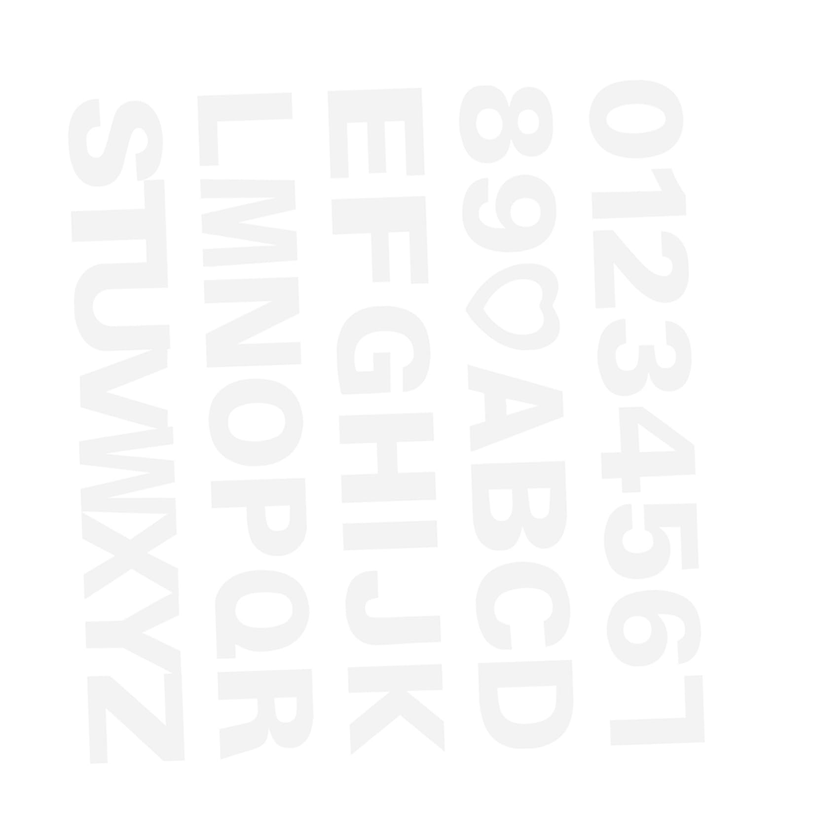 Set di 37 Stencil in Pet per Decorazioni Torte Lettere e Numeri, Riutilizzabili e Facili da Pulire, per Pasticceria e Fai da Te Creativo