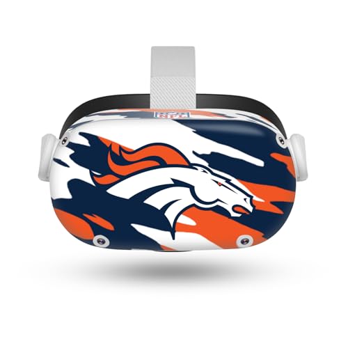 Peau Autocollante Meta Quest 2 Vinyle Camouflage NFL Broncos Durable