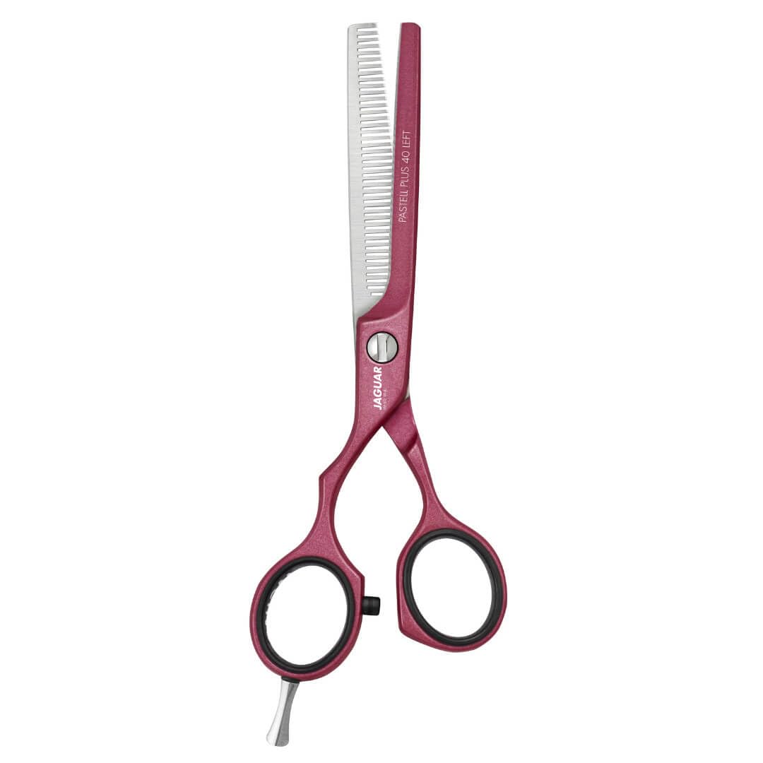 Ciseaux gauchers offset Pastell Plus Berry 5.25" Jaguar