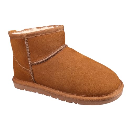 Lamo Kids Kora Short Youth Boots for Kids - Premium Suede Upper, Ortholite Foam Footbed with Removable Australian Sheepskin, NeverWet Water and Stain Resistance, LâMO TPR Outsole2