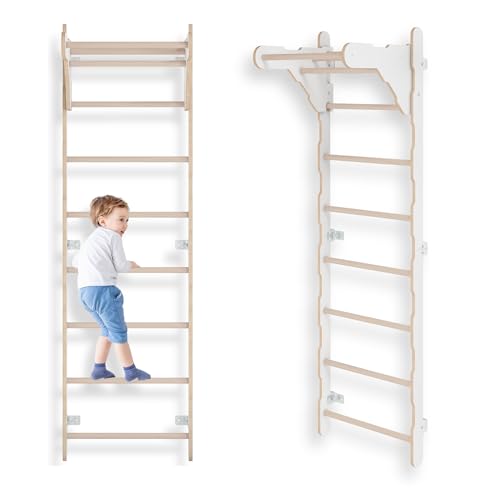 MAMOI® Planche equilibre pour enfant, Balance board, Planches d'équilibre, Jeu équilibre de proprioception en bois, Jeux motricité 1 an 2/