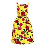 Vintage Pinafore Floral Apron Dress with Headscarf Set Adjustable Cross Back with Pocket for Kitchen Baking Gardening