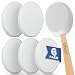 Vive Lotion Applicator Replacement Pads (6 Pack) - Long Reach Handle Loofah Sponge Shower Scrubber for Self Back Application - Body Bath Wash Brush for Skin Cream, Suntan, Tanning, Aloe - Men, Women