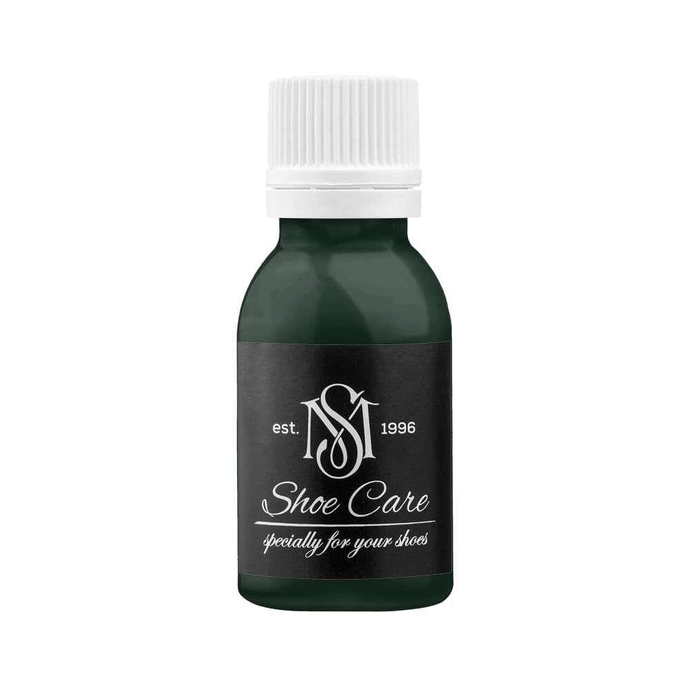 Teinture Universelle - NCS S 8505-G Nuance Forêt Noire - Peinture Cuir Haute Couvrance pour Chaussures, Sacs et Sneakers par MAVI STEP - 1.70 fl oz / 50 ml