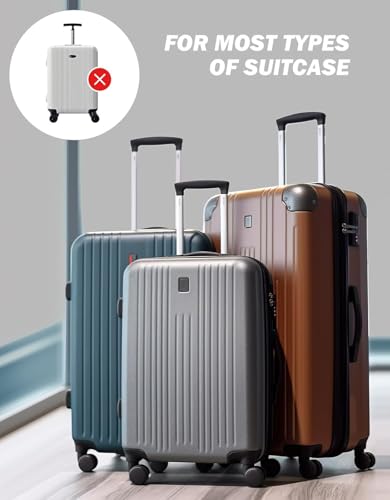 Luggage Cup Holder for Suitcases,Travel Must Haves,Free Hand Drinks Carrier Coffee Mugs Holder,Universal Luggage Accessories for Flight Attendants (Black, Strapless)4