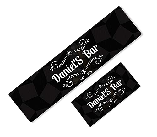 Daily Gifts Personalised Any Text Beer Mat Label Bar Runner Ideal Home Pub Cafe Occasion 100 (84x23cm)