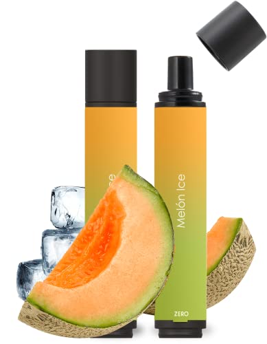 PAIDE P, Pack 2 Vaper Desechables De Sabores Sin Nicotina, Cigarrillo Electrónico Vapeador. Pod De Un Solo Uso Hasta 600 Caladas. (Melón Ice) Cover