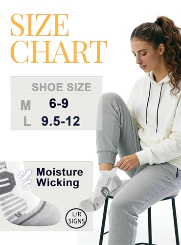 Image of Trusiel Women Ankle Compression Athletic Running Socks Low Cut 5 Pairs