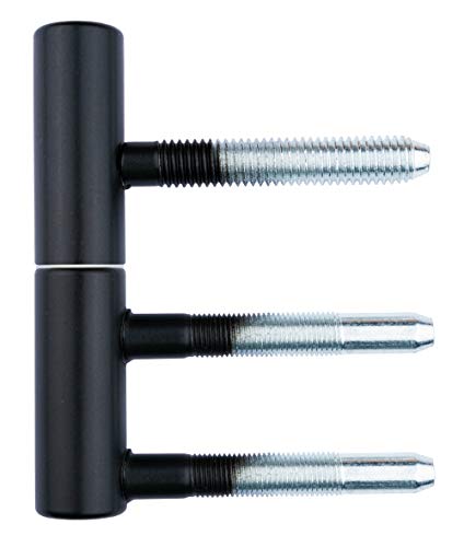 Türband TB 2064 Schwarz 2-Teilig Pulverbeschichtet mit Nylonbuchse Türscharnier Cover