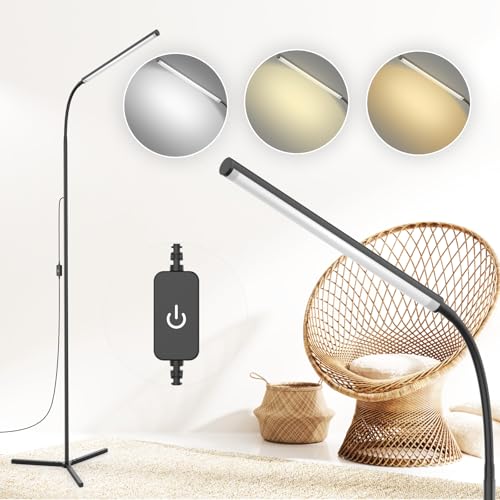 WEDEESUN 15W Touch Control Floor Lamp