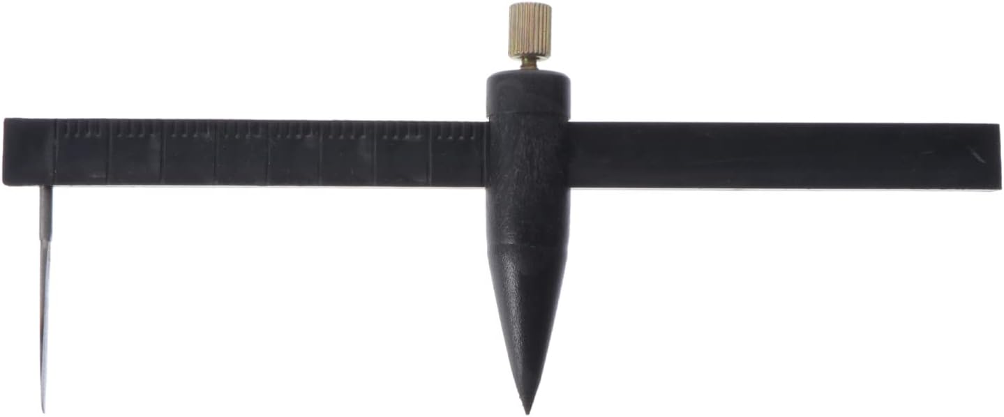 Sewroro Pottery Clay Compass Circle Cutter Circular Cutting Tool for Ceramics Dough and Mud 7.20 in Compact Lightweight Design with Rounded Smooth Corners for Art Craft Projects