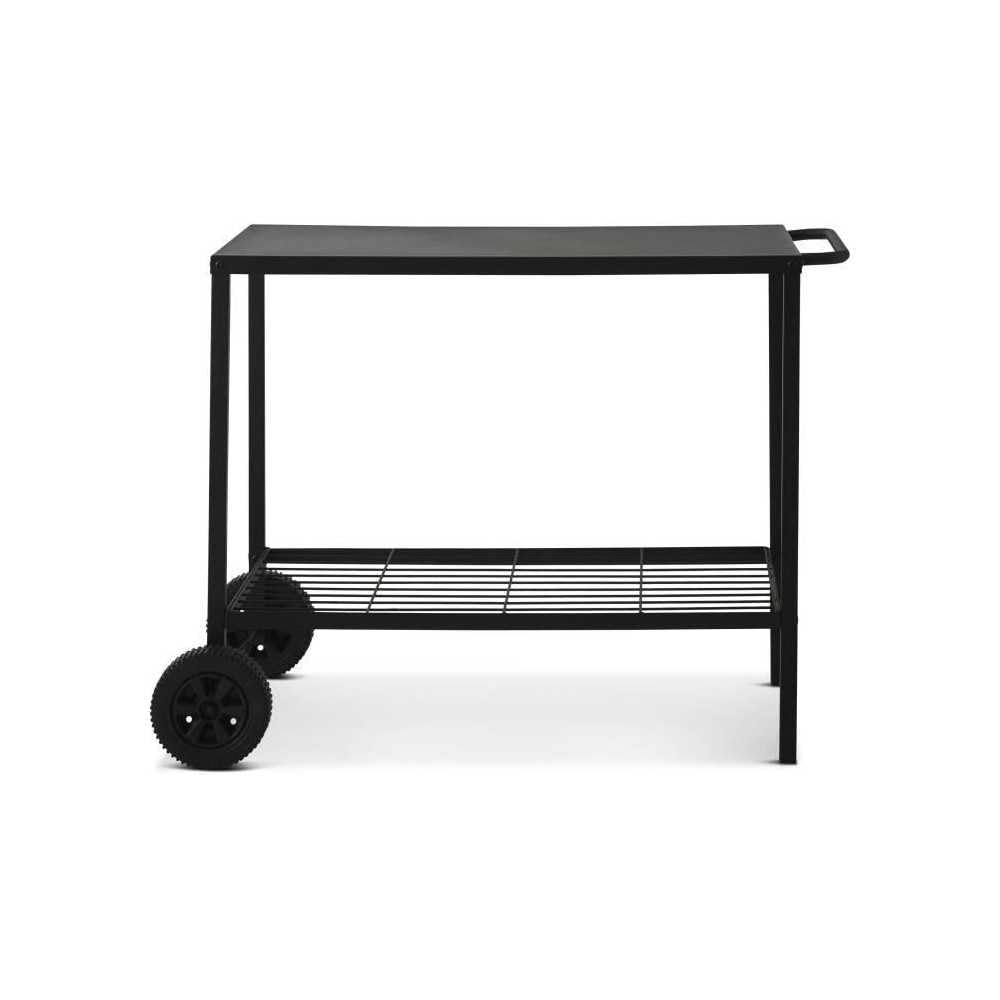 Favex Carrello per Piastra Nero 100 x 56 x 73 cm 9760006
