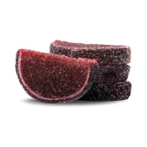 NY SPICE SHOP Jelly Fruit Candy - 8 Ounce Fruit Slices Candy - Black Cherry Fruit Gummies - Old Fashioned Candy For Sweet Lovers Cover