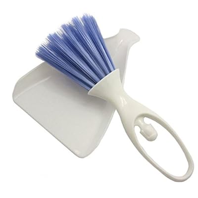 SZMYLED Mini pan and brush set, small animal cage cleaning brushes for reptiles, rabbits and hamsters, car cleaning brushes, table and keyboard cleaning brushes