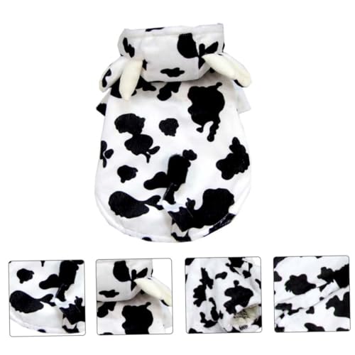 Disfraz de perro con diseño de vaca talla XS miniatura 5