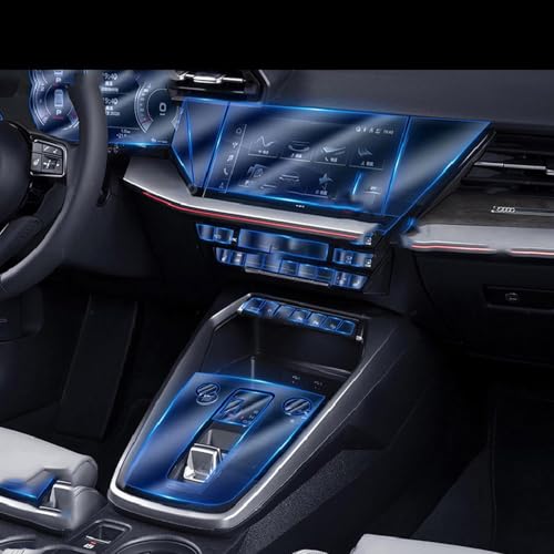 Film de protection en TPU transparent Audi A3 8Y 2021 console centrale RHD