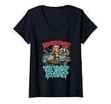 Women's The Trump Strait Funny Strait of Hormuz Y2K Sarcastic V-Neck T-Shirt