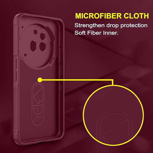 Image of Zapcase Back Case Cover for Nothing Phone (3a) Pro | Compatible for Nothing Phone (3a) Pro Back Cover | Liquid Silicon Magic Case with Camera Protection | Plum