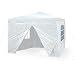 Produktbild JOM 127134 Gartenpavillon 3 x 3 m, Durchmesser 24/18 mm, weiß