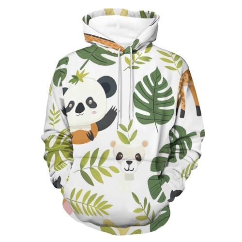 Hoodie girafe panda pour vos sorties décontractées en taille S