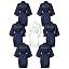 Navy Blue, White