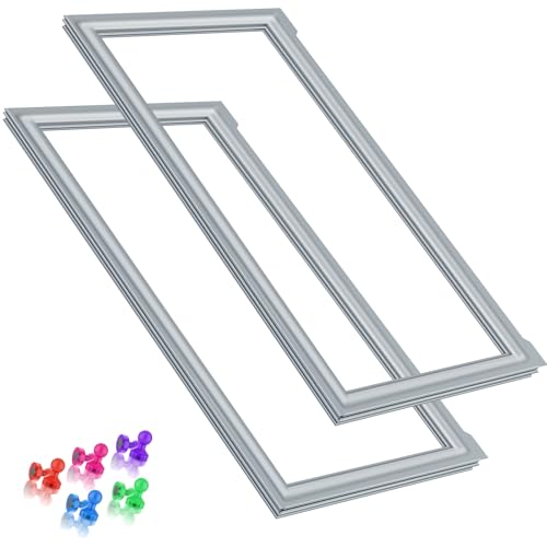 [2 PACK] Upgraded 241778307 241778315 Refrigerator Door Gasket Compatible with Frigidaire Refrigerator Door Seal 241778301 241778303 Door Gasket For Kenmore Electrolux Fridge Door Seal FFHB2740PP5A