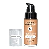 Revlon ColorStay Makeup for Normal/Dry Skin SPF 20, Longwear Liquid Foundation, with Medium-Full...
