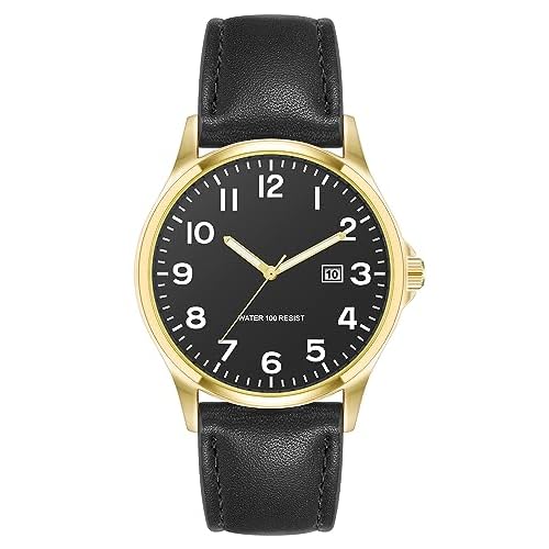 Amazon Essentials Men’s Easy to Read Strap Watch