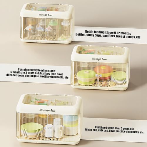 Rangement de bouteilles et boîte égouttoir de biberon de comptoir - 8