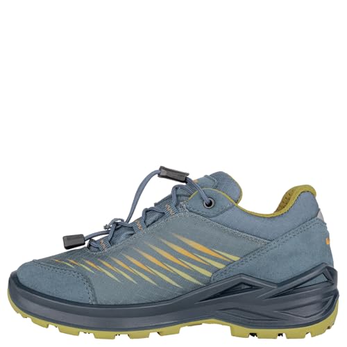 LOWA Halbschuh ZIRROX II GTX LO JR Petrol/senf 28