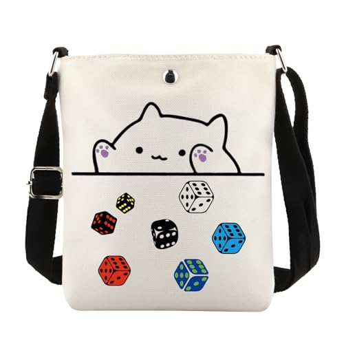 Sac à bandoulière Bunco idéal pour emporter vos dés de jeu lors de vos soirées entre amis