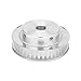 uxcell Aluminum XL 40 Teeth 12mm Bore Timing Belt Idler Pulley Flange Synchronous Wheel for 10mm Belt CNC