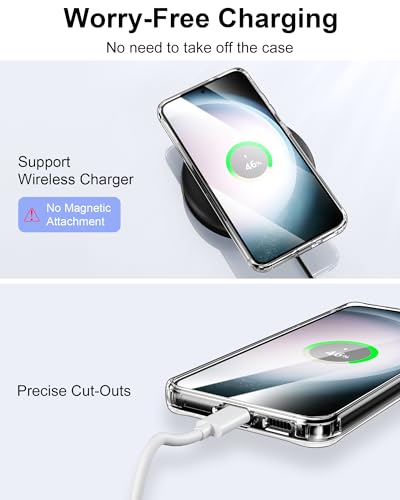 Image of HOOMIL Case for Samsung Galaxy S23, Anti-Yellowing, Clear