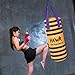 Kids Punching Bag for Kids Boxing Gloves MMA Training Fitness Workout Kickboxing Grappling Karate Heavy Target Bag UNFILLED (Yellow)