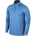 NIKE Men's Therma-Fit Cover-Up Jacket, University Blue/Dark Grey/Anthracite, Large