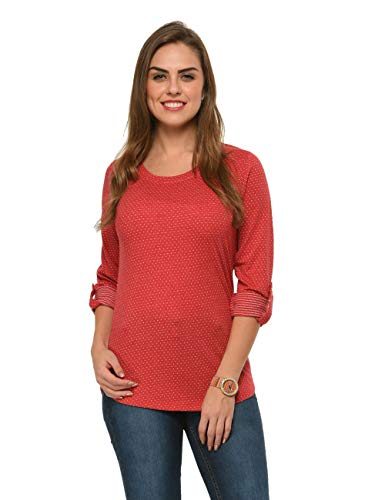 Image of Frenchtrendz Women'sCotton Poly Top(XS-4XL)