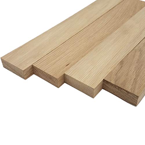 Barrington Hardwoods White Oak Lumber Board - 3/4" x 2" (4 Pieces) (3/4" x 2" x 48")