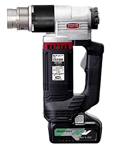 トネ(TONE) コードレス1次締め専用レンチ建方一番(トルシアボルト用) CKS500 高力M27~M30 橋梁M20~M24 超高力M16~M24