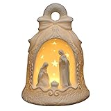 Photo Gallery dekohelden24 portacandela antivento a led, motivo: famiglia sacra in colore bianco, 16 x 16 x 21,5 cm Photo Gallery dekohelden24 portacandela antivento a led, motivo: famiglia sacra in colore bianco, 16 x 16 x 21,5 cm