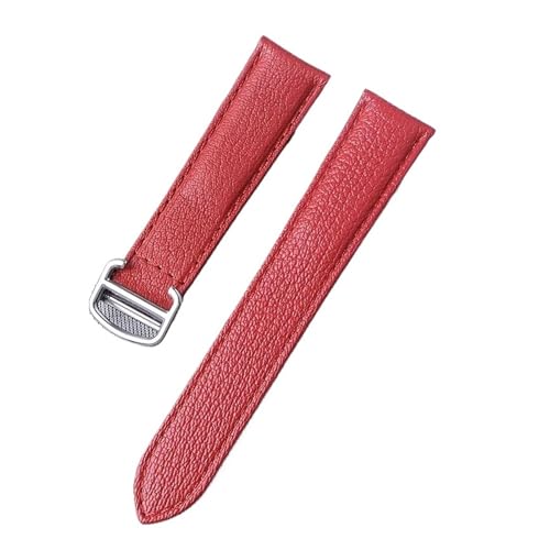 Bracelet en peau de mouton Cartier Solo 20mm, sublimez votre tenue de soirée en cuir rouge