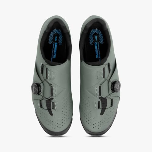 SHIMANO Tênis masculino de ciclismo, Verde, 10 AU